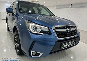 Subaru Forester 2.0XT TURBO 4WD Sunroof 2016 Blue Rear Entertainment